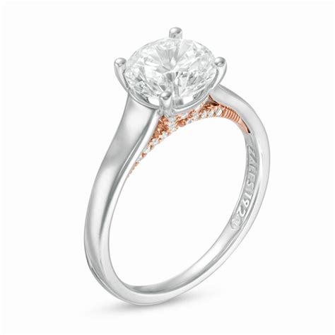 Zales Private Collection 2 CTW. Certified Diamond Engagement Ring in ...