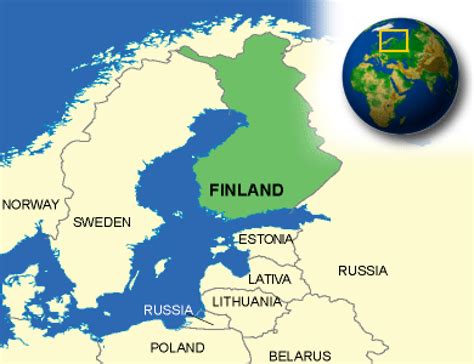 Finland map. Terrain, area and outline maps of Finland ...