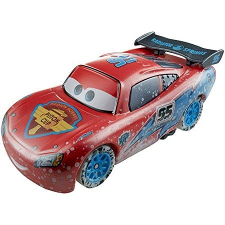 Disney/Pixar Cars Ice Racers 1:55 Scale Diecast Vehicle, Lightning ...