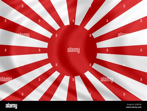 Rising Sun Flag of Japan Stock Photo - Alamy