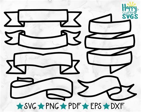 Craft Supplies & Tools Ribbon Svg Banner Svg Label Svg Ribbon Banner ...