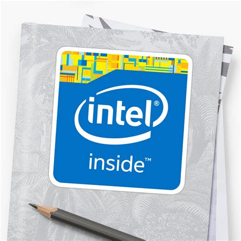 "Intel Inside " Sticker by ZiiZ | Redbubble