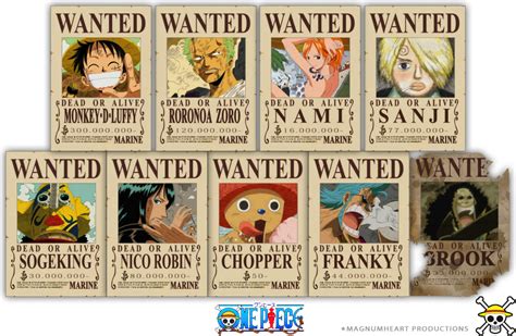 One Piece : Straw Hats Bounty by MAGNUMHEARTED on DeviantArt