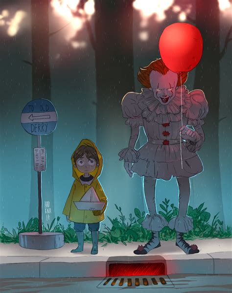 Georgie and Pennywise by hyokka on DeviantArt