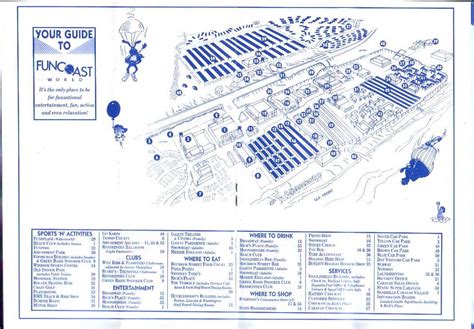 Butlins Skegness Map from 1993