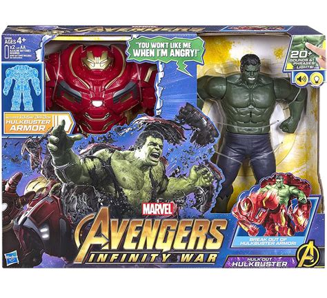 Marvel Avengers Infinity War Hulk Out Hulkbuster 12 Deluxe Action ...