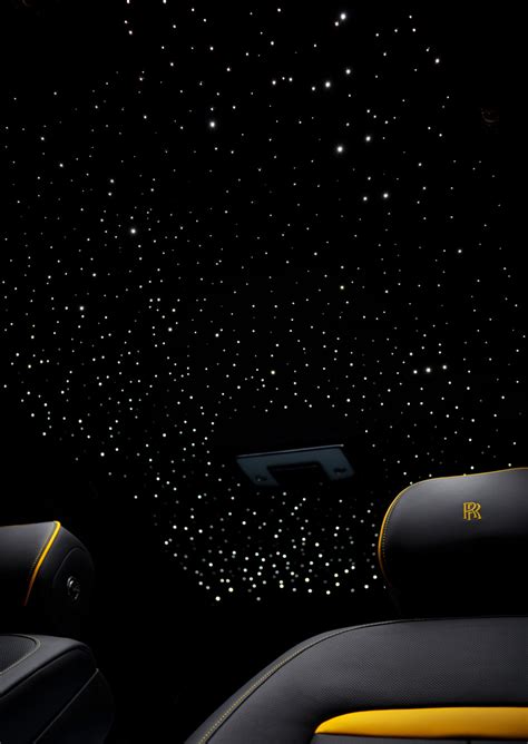 the rolls-royce cullinan uses 1344 lights to create 'starry sky' effect ...