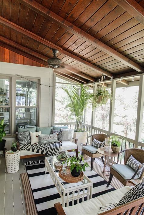 Screen Porch & Outdoor Living Room Makeover - Deeply Southern Home ...