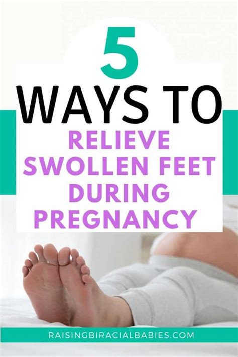 5 Life Saving Remedies For Swollen Feet During Pregnancy - Raising ...