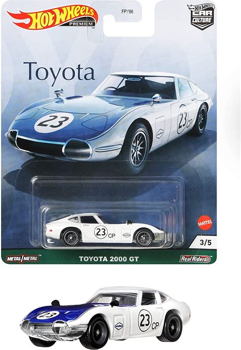 Hot Wheels Premium Toyota 2000 GT (White) Car Culture Toyota Series ...