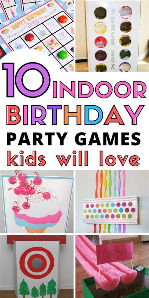 10+ Indoor Birthday Party Games Kids Will Love - This Tiny Blue House