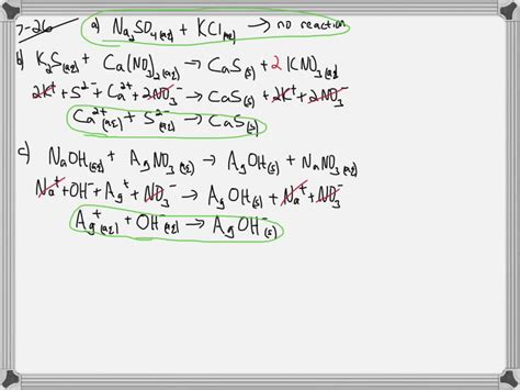 SOLVED: write the balanced chemical equation including states of matter ...