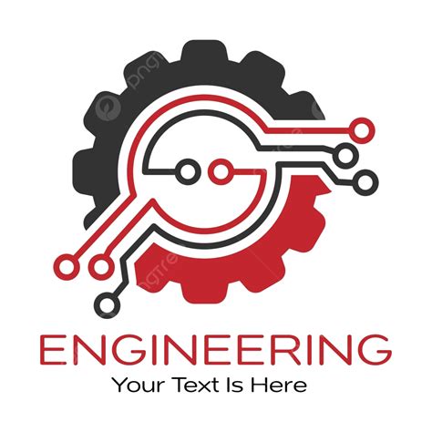 Vector Illustration Of A Technical And Colorful Engineering Logo For ...