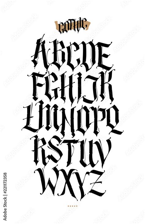 Gothic Font Tattoo