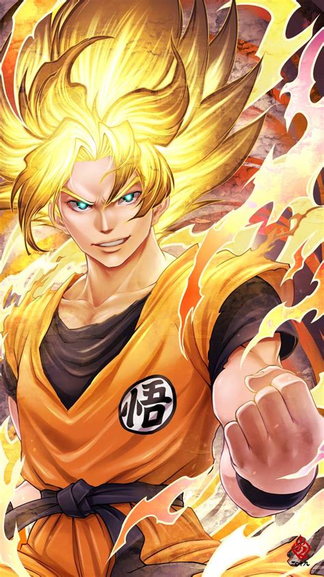 Super Saiyan Son Goku by Kanchiyo on DeviantArt | Anime dragon ball ...