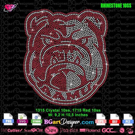 lllᐅ Alabama AAMU University New Mascot Rhinestone SVG - bling