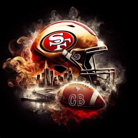 San Francisco 49ers Football Helmet With Puff Smoke Sublimation Design ...