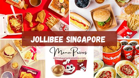 Jollibee Singapore Menu Prices 2023