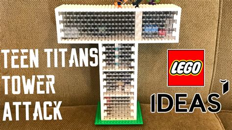 LEGO Teen Titans Tower Attack | LEGO Ideas Project - BrickQueen - YouTube