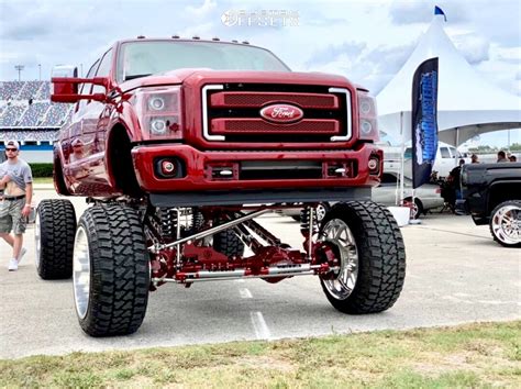 2016 Ford F-350 Super Duty Wheel Offset Hella Stance >5" Lifted >12 ...