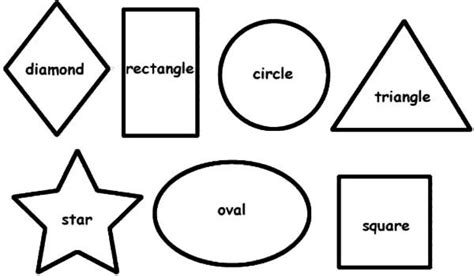 Preschool Coloring Pages | Drawing Basic Shapes Coloring Page