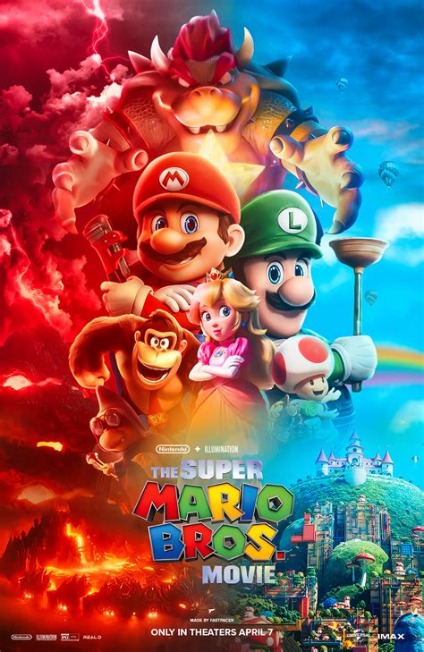 The Super Mario Bros Movie 2023 Poster | Poster By Fastpacer