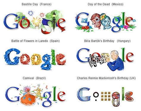 World Latest News: Strange & Amazing Google Logos