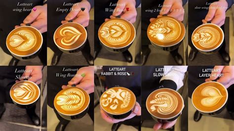 Latte Art Tutorial - How to improve latte art pattern - Basic latte art ...