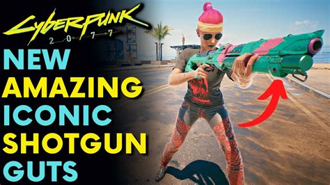 How to Get New Iconic Shotgun GUTS in Cyberpunk 2077 | Patch 1.6 ...