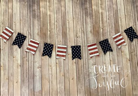 American FLAG 4th of July Independence Day Flag Bunting BANNER | Etsy