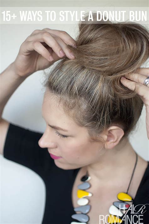 How many ways can you style a donut bun? - Hair Romance