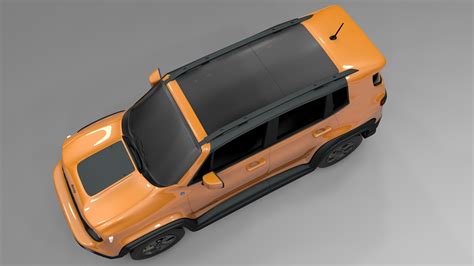 Jeep Renegade Orange Trailhawk 2019 L087 3D Model $95 - .unknown .c4d ...