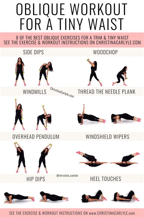 Best Oblique Exercises in an Oblique Workout for a Trim, Tiny Waist