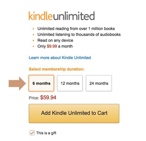 How to gift Kindle Unlimited ebook subscription – Ebook Friendly