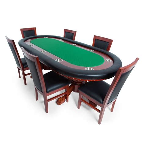 The Rockwell Poker Table With 6 Dining Chairs - Etsy