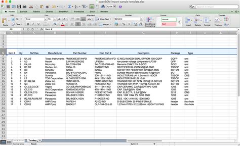 Importing an Excel spreadsheet (BOM & Part Catalog) – OpenBOM Training ...