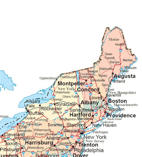 Road Map Of North Eastern States