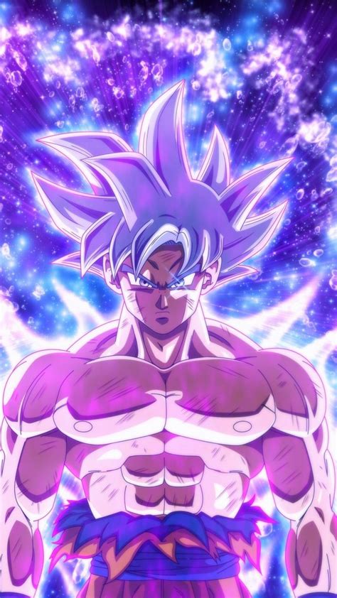 Ultra instinct, goku, dragon ball, blue power, 720x1280 wallpaper ...