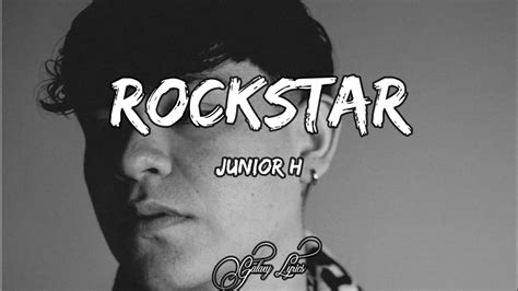 Junior H - ROCKSTAR (LETRA) 🎵 - YouTube