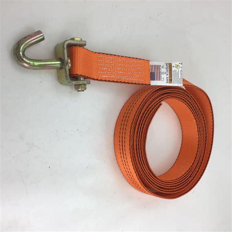 14' Tecnic Replacement Car Hauler Strap with Swivel J hooks