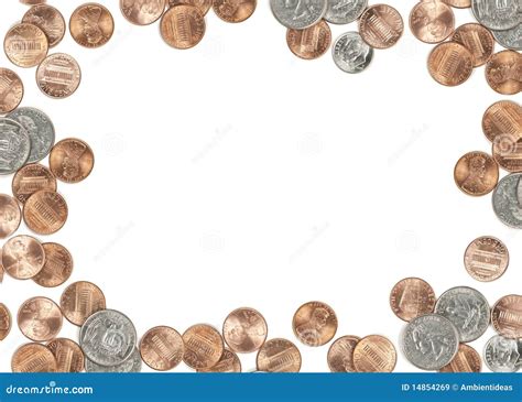 US coin currency border stock image. Image of currency - 14854269