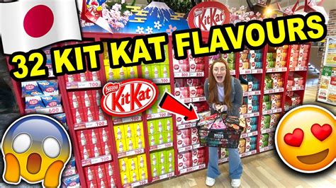 I BOUGHT EVERY SINGLE KIT KAT FLAVOUR IN JAPAN!!! TASTE TESTING 32 ...