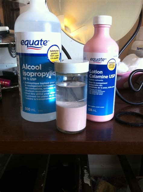 DIY drying lotion! Works wonders! Pout half calamine lotion in empty ...