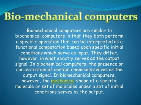 Presentation on Bio Computer