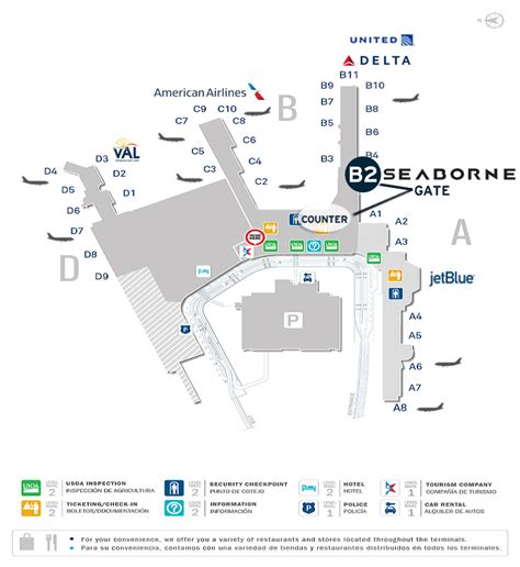 San Juan Airport Terminal Map – Map Of The World