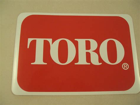 New Genuine Toro Zero Turn Mower Logo Car/Trailer Magnet Sign 8" x 12 ...