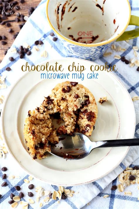 Chocolate Chip Cookie Microwave Mug Cake - Kim's Cravings