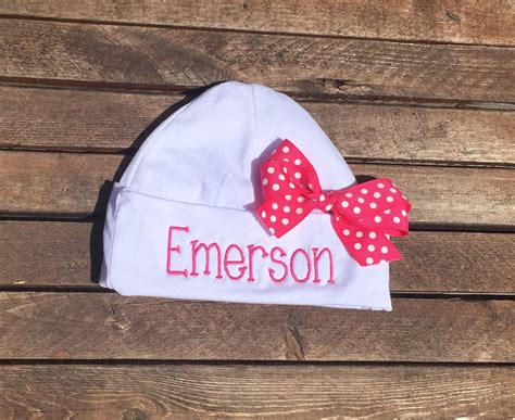 Monogram infant cap personalized baby hat custom initial | Etsy ...