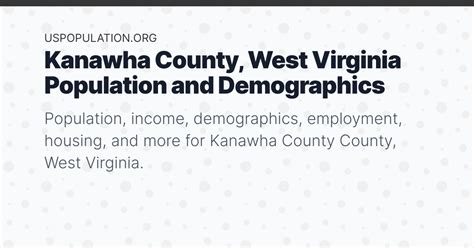 Kanawha County, West Virginia Population | Income, Demographics ...