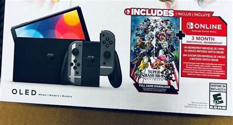 Switch OLED Super Smash Bros. Ultimate bundle seems to be on the way